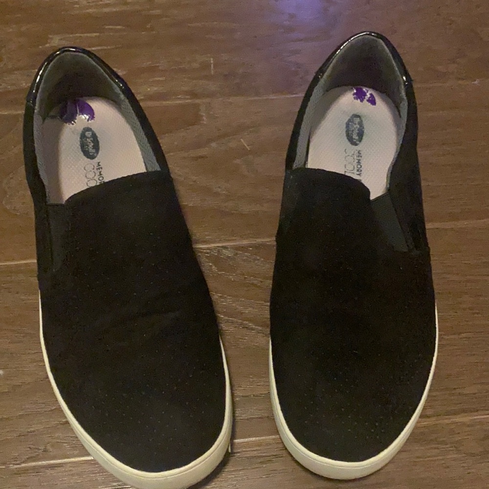 Slip on sneakers.